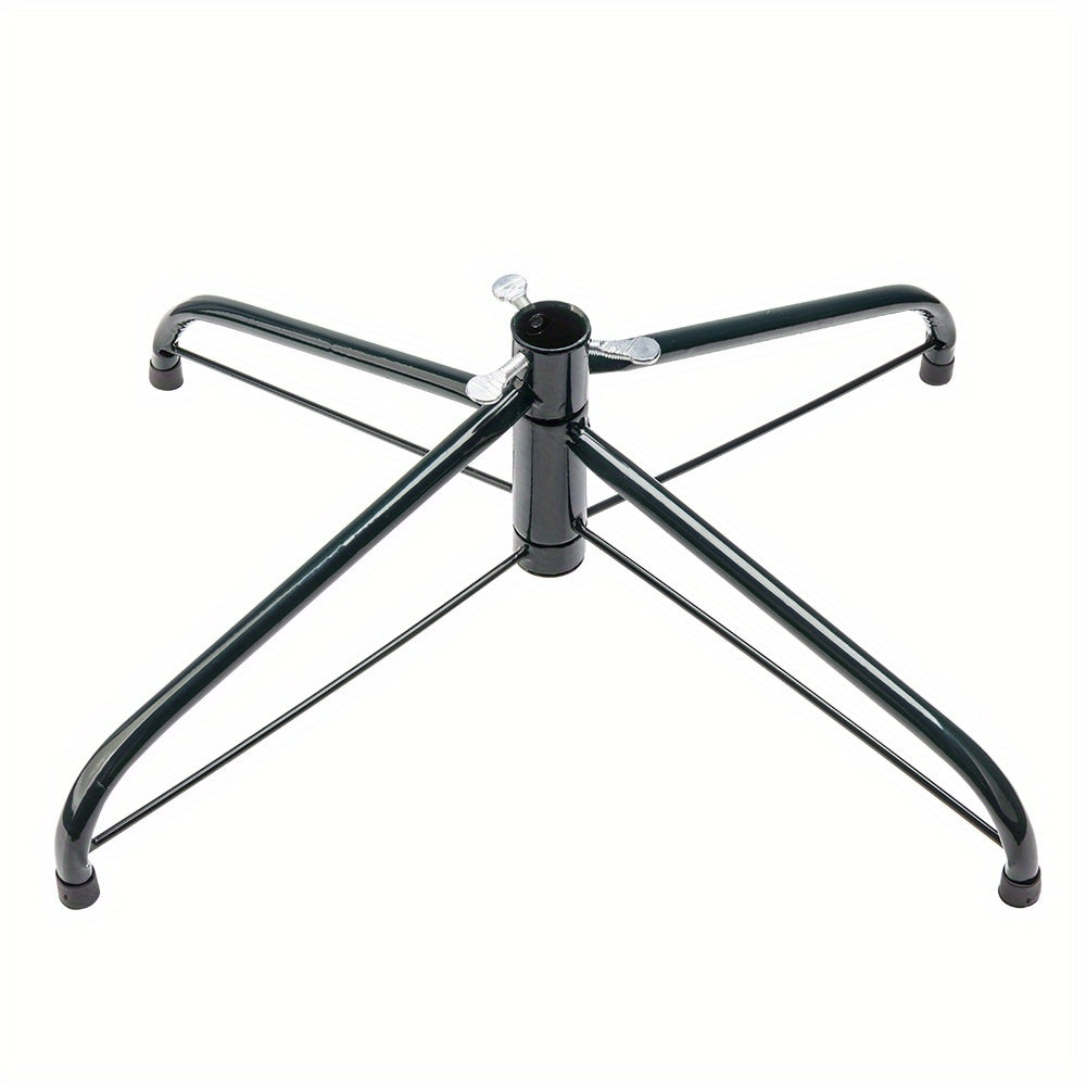 8ft Full Green Flat Top Christmas Tree with Sturdy Metal Stand - 1138 Branches for Indoor And Outdoor Holiday Decorations