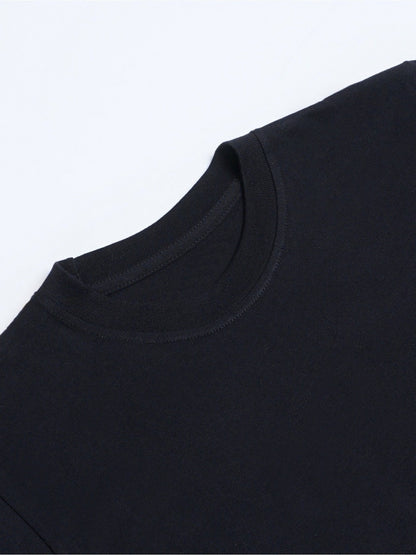 Men's & Women's 2025 Family Thanksgiving T-Shirt - 100% Cotton Crew Neck Short Sleeve with Turkey, Pumpkin & Autumn Leaf Print - Year-Round Casual Wear for Christmas, Birthdays, or Holiday Gifts (Black/White) - Ideal 2025 Gro