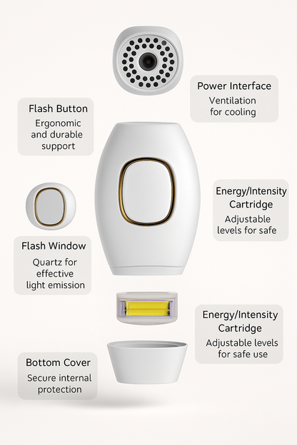 NEW Body Bikini IPL 500,000 Flash Depilator Pulses Permanent Laser Epilator Painless for Women Hair Removal Home Use Devices