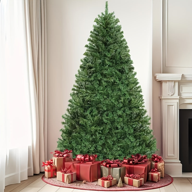 A High-quality Artificial Christmas Tree Consisting Of 1000 Branches At 6.5 Feet Is Easy To Assemble And Comes With A Metal Base, Making It Perfect For Holiday Parties And Families To Decorate The Christmas Tree Together