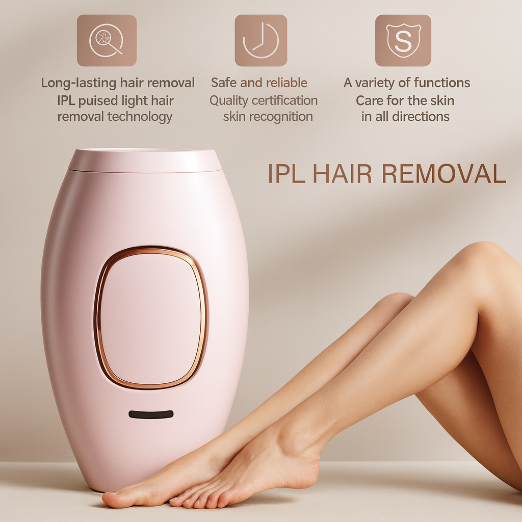 NEW Body Bikini IPL 500,000 Flash Depilator Pulses Permanent Laser Epilator Painless for Women Hair Removal Home Use Devices